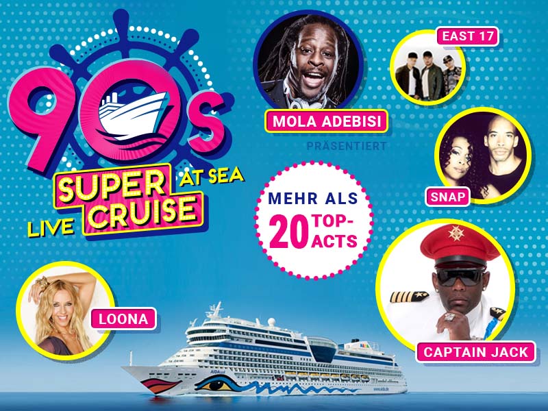 90s Super Cruise - AIDA 90er Kreuzfahrt Party 2022