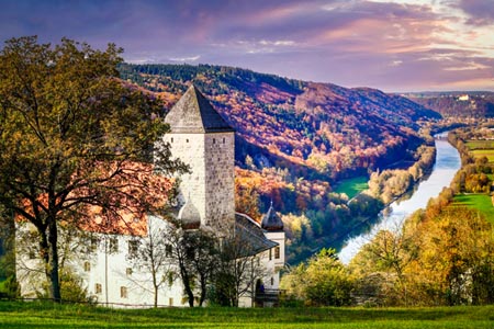 Deutsche Flusslandschaften von Passau nach Trier