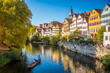 Saxonia Mosel Reise RouteFlussquartett Stuttgart-Saarbrücken