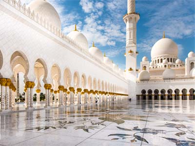 MSC Opera Reise RouteOrient u. Emirate Kreuzfahrt ab / bis  Abu Dhabi