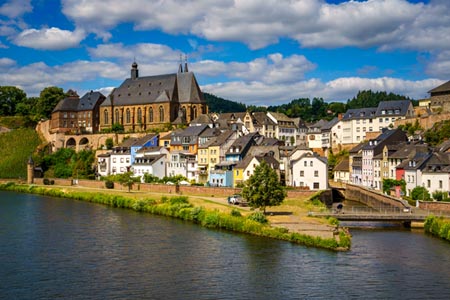 Saxonia Rhein Reise Route5 Wasserwege von Süden nach Norden