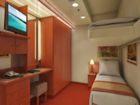 Carnival Valor Innenkabinen - Innenkabine mit Stockbett