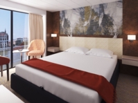 Balkonkabinen - 2-Bett-Außenkabine Deluxe mit franz. Balkon (Oberdeck)