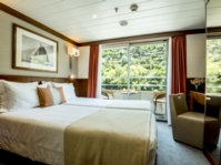 Douro Cruiser Balkonkabinen - 2-Bett Balkonkabine Oberdeck, vorn