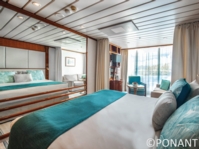 Balkonkabinen - 2-Bett-Außenkabine mit Veranda