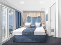 Vista Katharina Außenkabinen - 2-Bett Kabine Oberdeck deluxe mit frz. Balkon